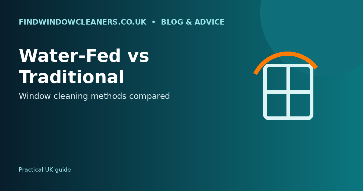 Water-Fed Pole vs Traditional Window Cleaning